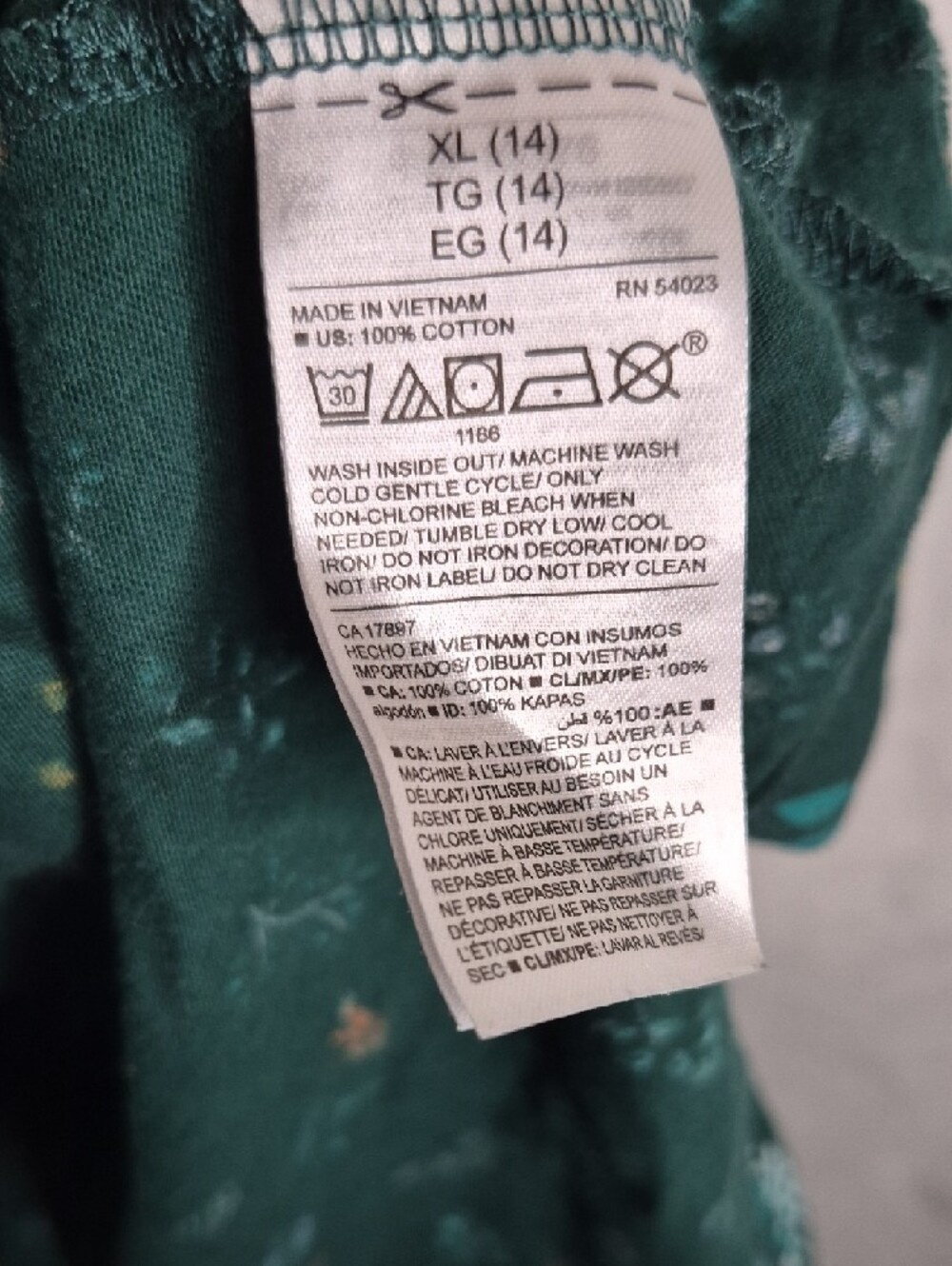 Old Navy Green Floral Kids Dress - Picture 3 of 4